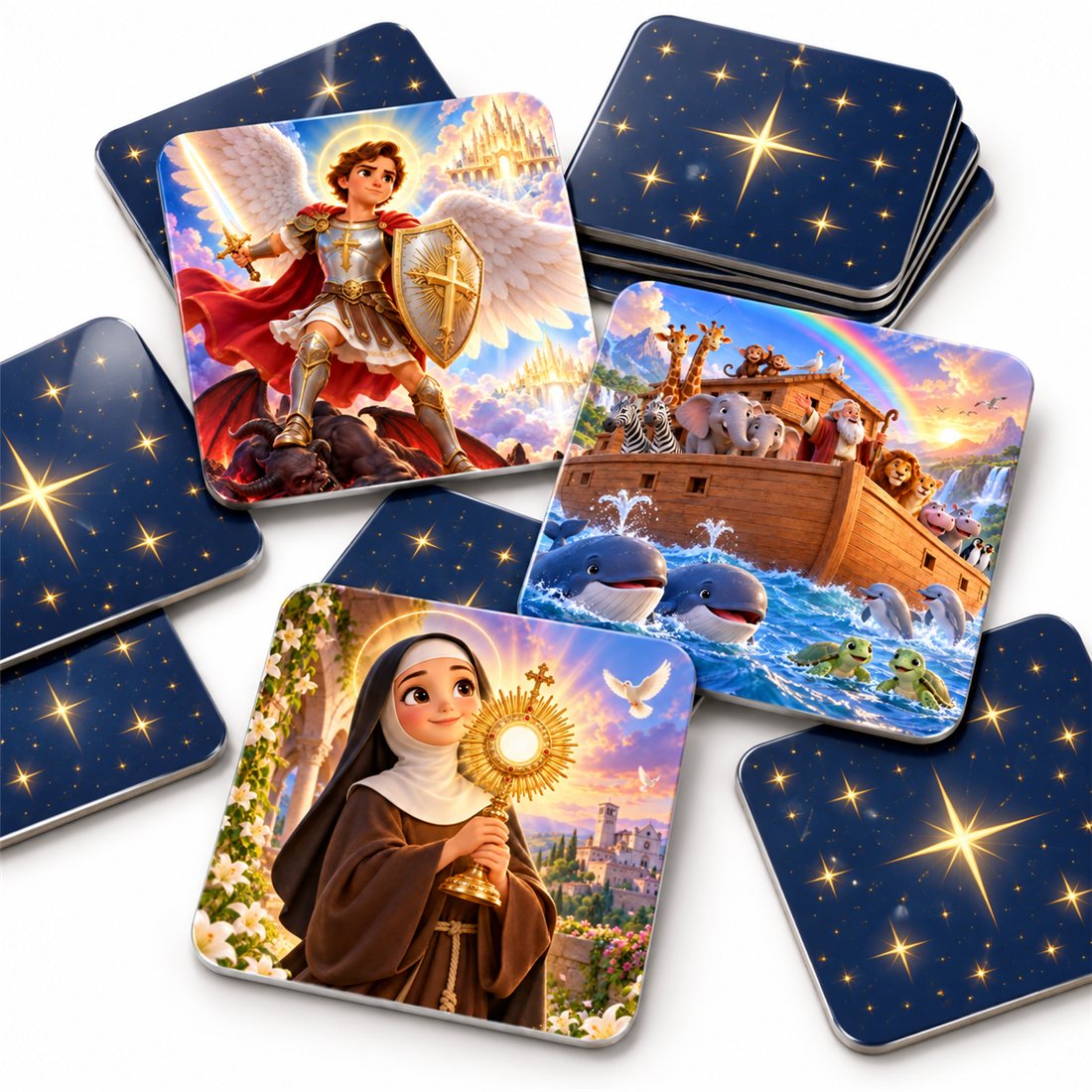 Cartas do Jogo da Memória Católico